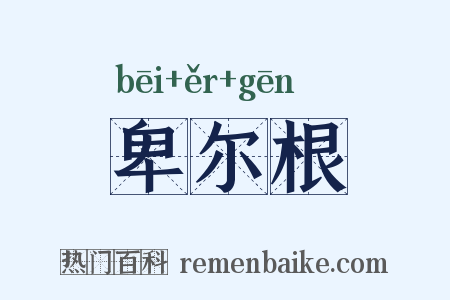 卑尔根是什么意思的图片